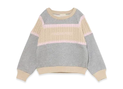 ANDMARY Logo Loose Sweat "Gray"