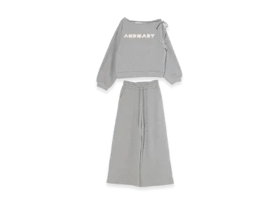 ANDMARY Mary Logo Loose Set Up "Gray"