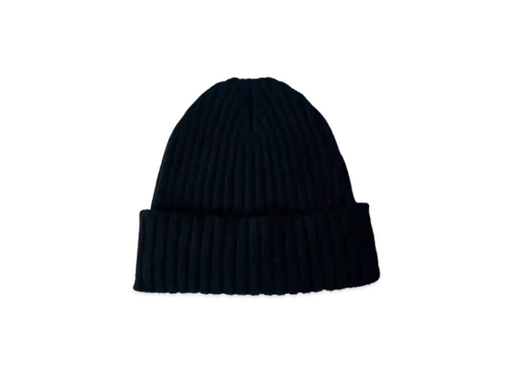 Alexander Wang Logo Patch Beanie Hat "Black"