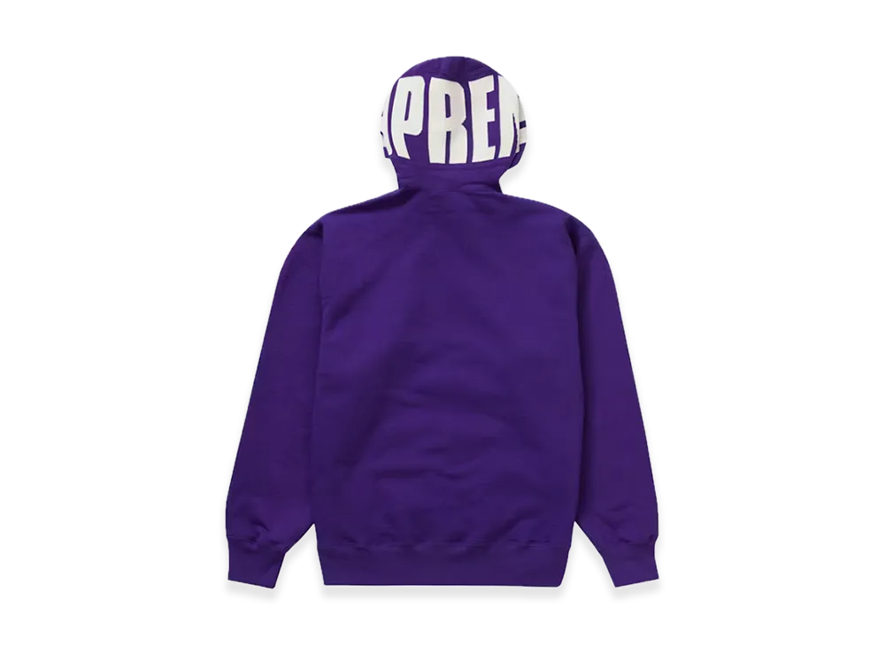 Supreme Rib Hooded Sweatshirt (20FW) "Purple"