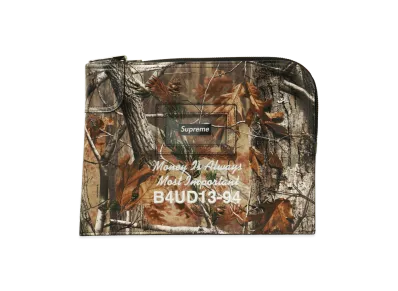 Supreme Leather Money Bag (25FW) "Realtree® Hardwoods Camo"