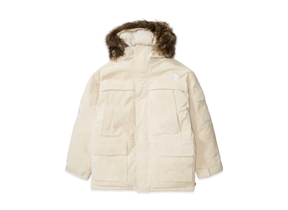 Supreme x The North Face Suede 600-Fill Down Parka "Stone"