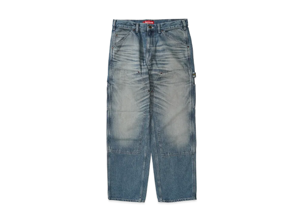 Supreme Worn Double Knee Denim Painter Jean "Washed Indigo"