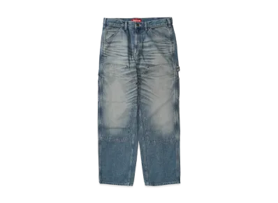Supreme Worn Double Knee Denim Painter Jean "Washed Indigo"