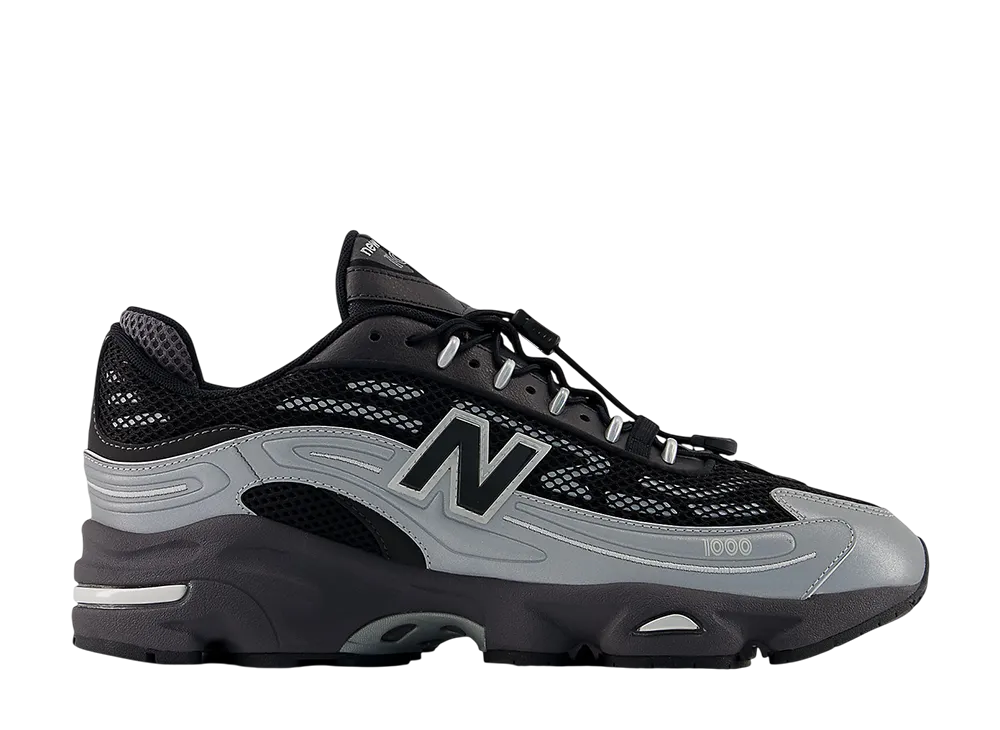 new balance 1000 シルバー/ブラック スニーカー New Balance 1000 