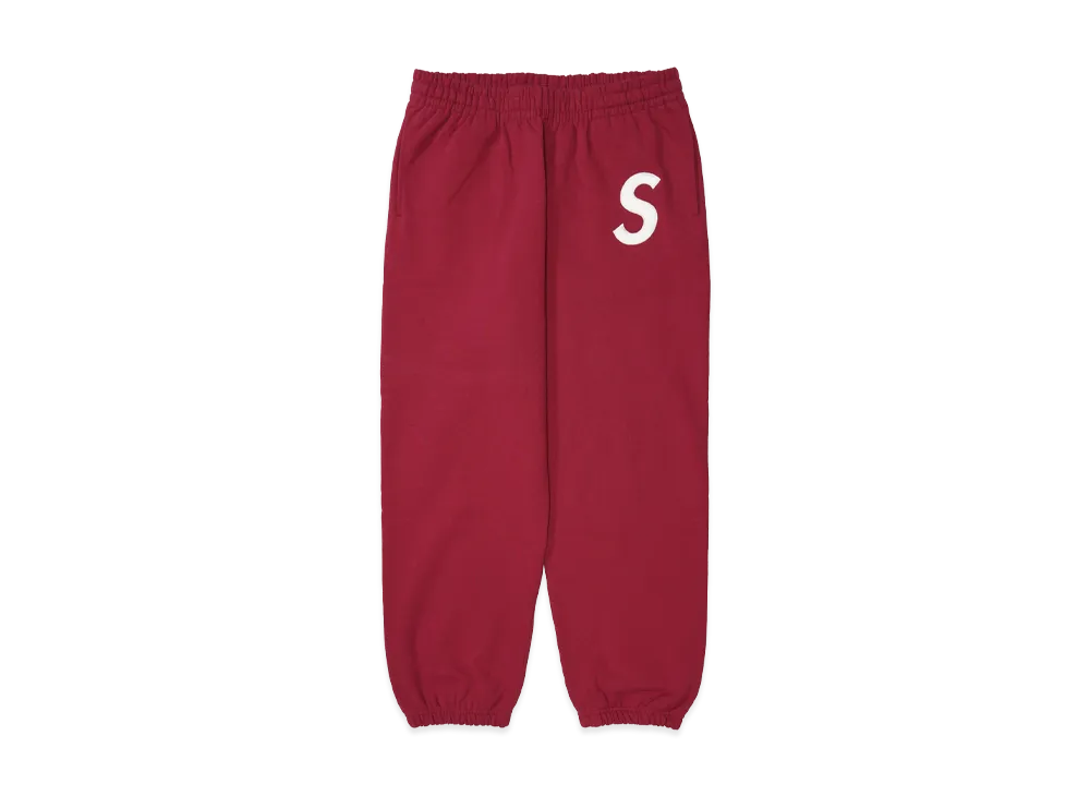 Supreme S Logo Sweatpant (25FW) "Raspberry"