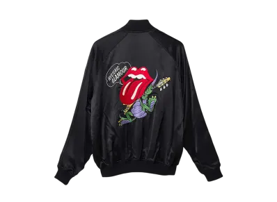 HYSTERIC GLAMOUR x THE ROLLING STONES Souvenir Jacket "Black"