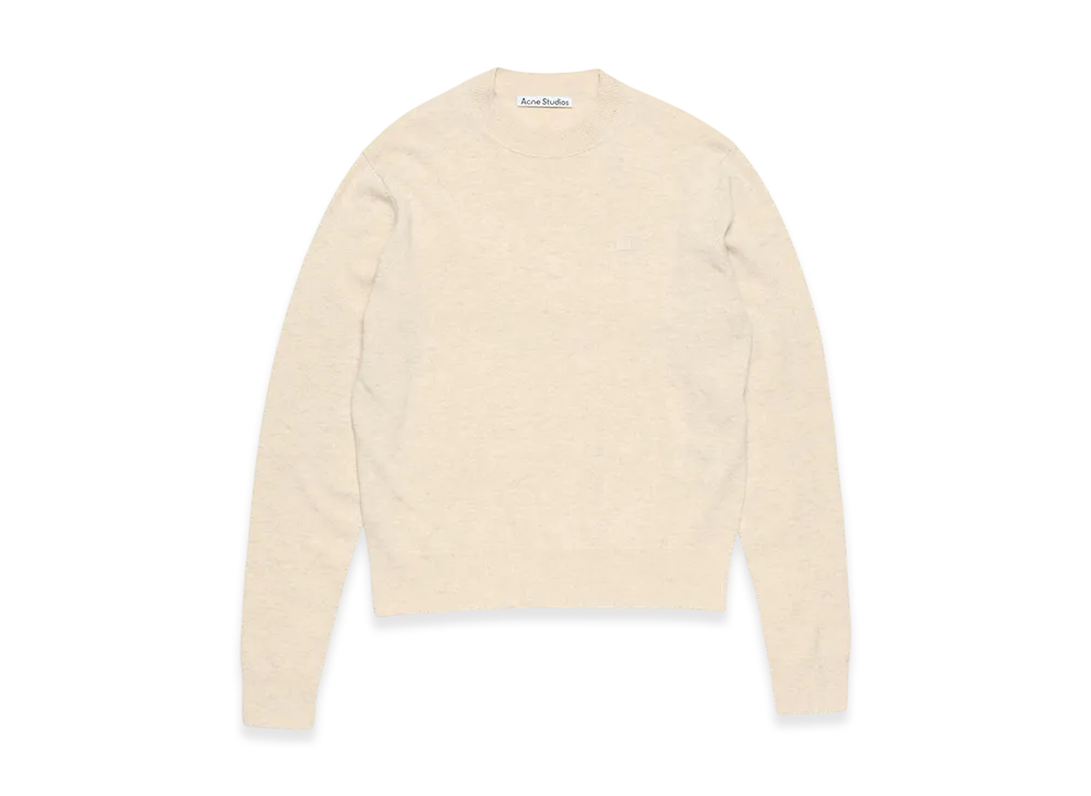Acne Studios Crew Neck Sweater - Yak Wool "Oatmeal Melange"