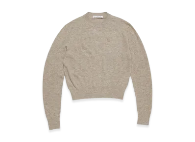 Acne Studios Crew Neck Sweater - Yak Wool "Greige Melange"