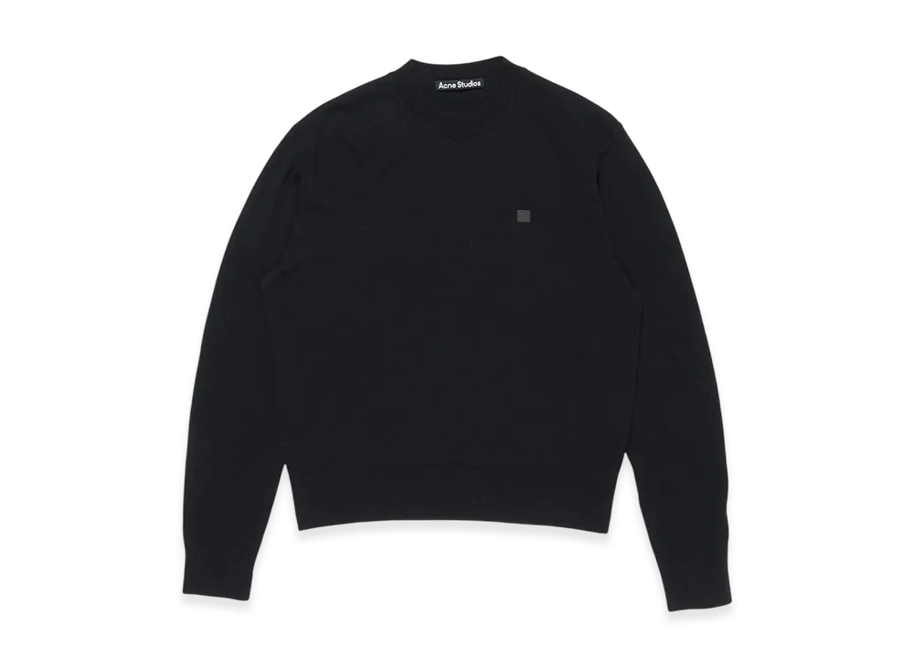 Acne Studios Crew Neck Sweater - Yak Wool "Black"