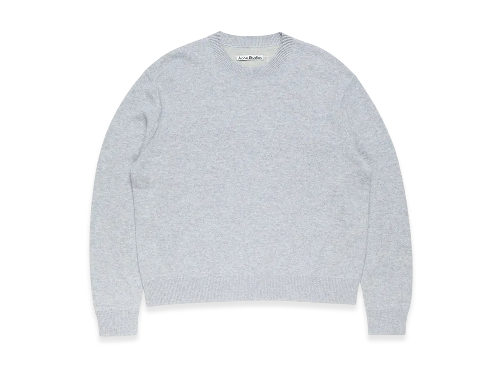 Acne Studios Cashmere Sweater "Cold Grey Melange"
