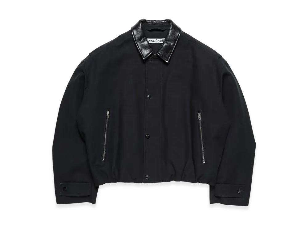 Acne Studios Twill Bomber Jacket "Black"