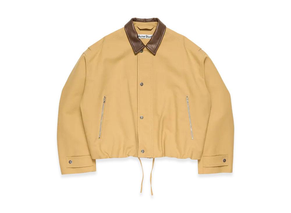 Acne Studios Twill Bomber Jacket "Sand Beige"