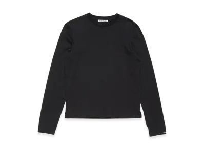 Acne Studios Satin Label T-Shirt - Regular "Black"