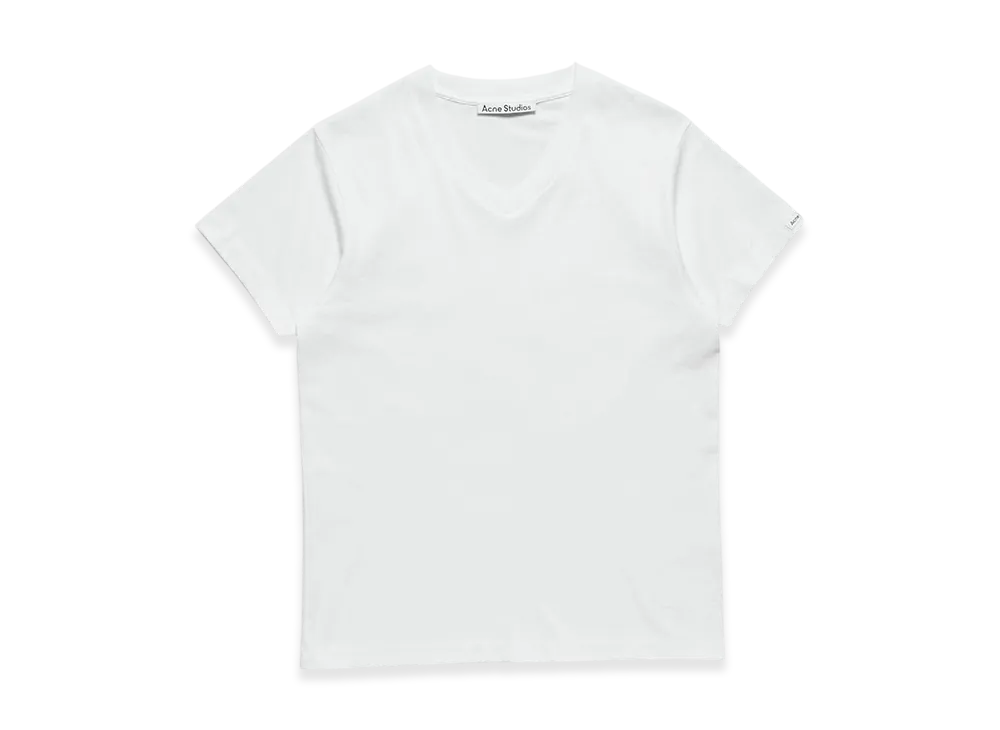 Acne Studios V-Neck T-Shirt "Optic White"