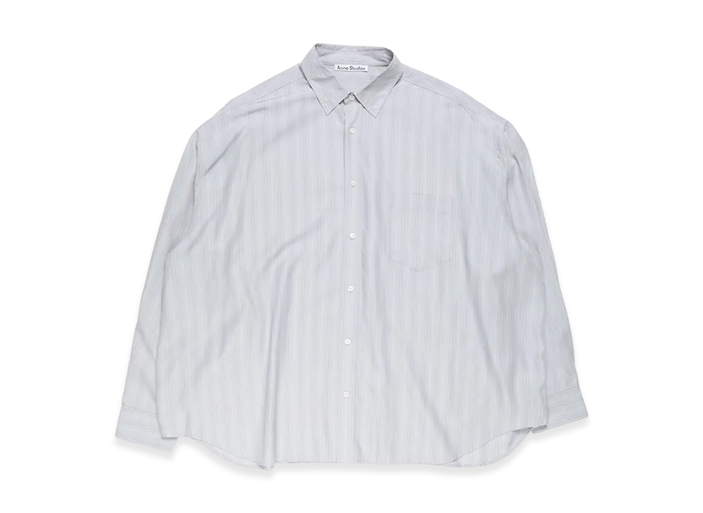 Acne Studios Stripe Button-Up "Gray"