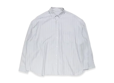 Acne Studios Stripe Button-Up "Gray"