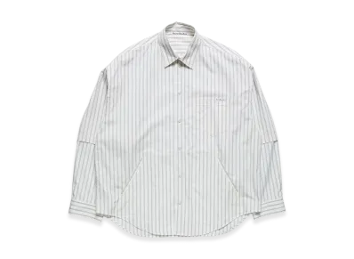 Acne Studios Double Sleeve Button-Up Shirt "Off White Grey"