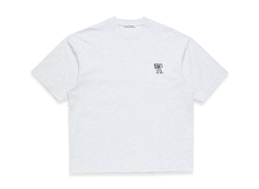 Acne Studios Logo T-Shirt "Pale Grey Melange"