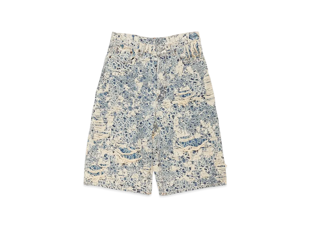 Acne Studios Denim Shorts - Loose Fit "Mid Blue"
