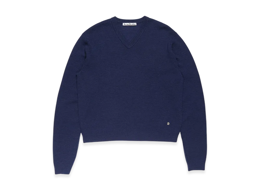 Acne Studios Merino Wool Sweater "Navy"