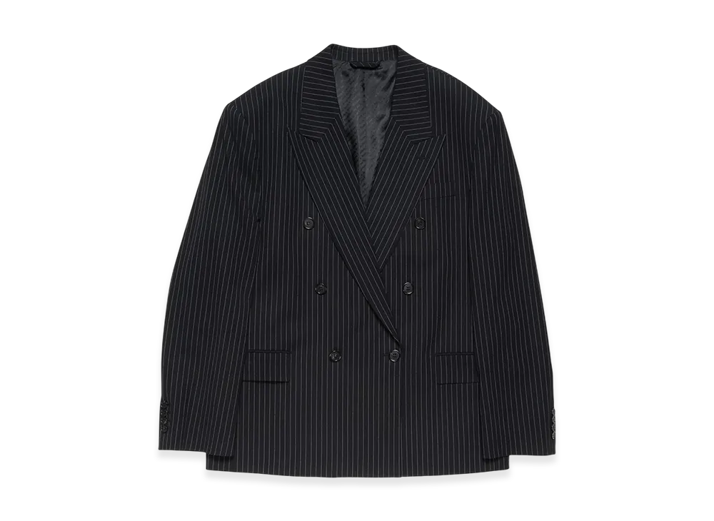 Acne Studios Double Breasted Suit Jacket "Navy White"