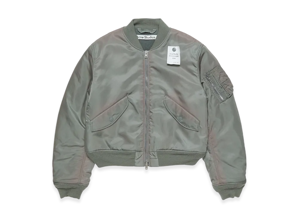 Acne Studios Washed Bomber Jacket "Stone Grey"