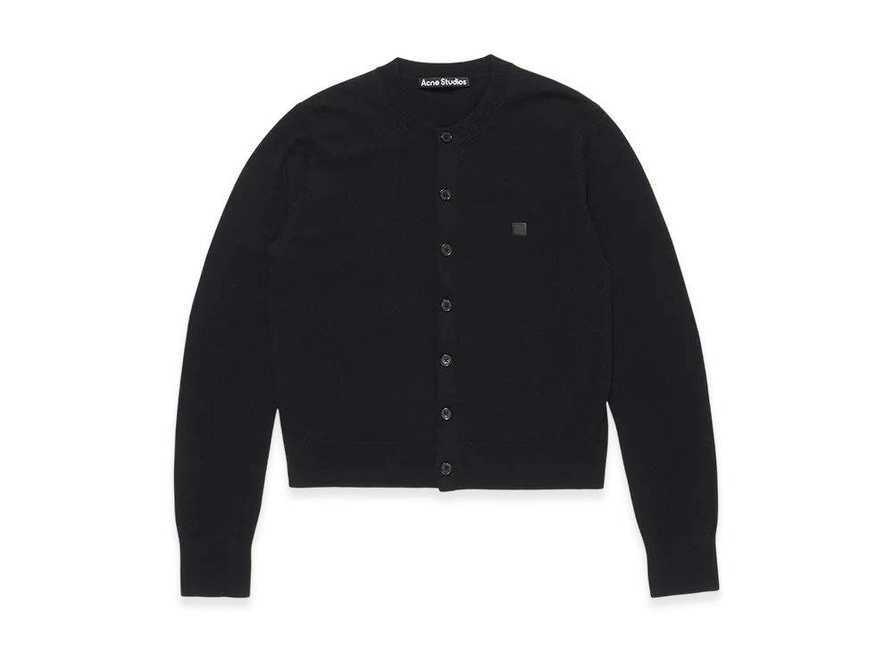 Acne Studios Fitted Cardigan - Yak Wool "Black"