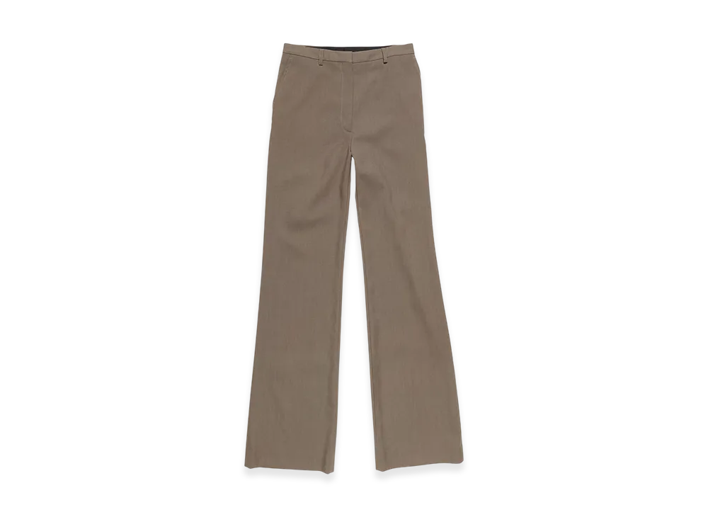 Acne Studios Tailored Wool Trousers Runway Show "Khaki Beige"