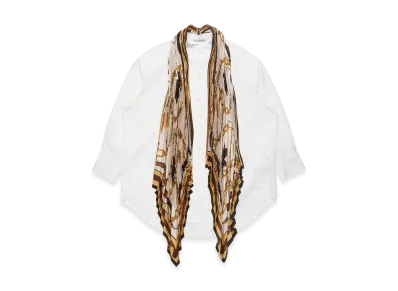 Acne Studios Layered Shirt Dress "White Gold"