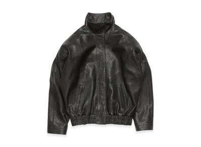 Acne Studios Leather Logo Jacket "Black"