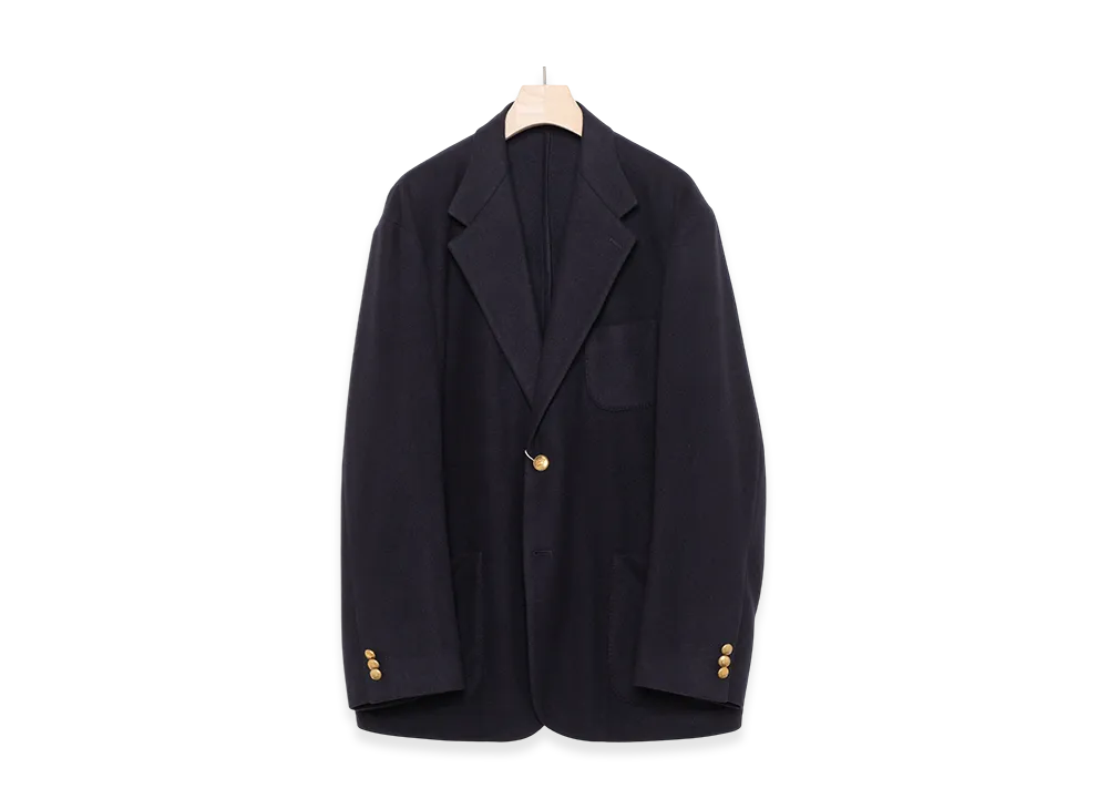 COMOLI Cashmere Navy Blazer "Navy"