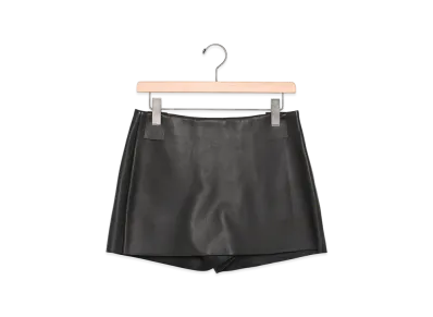 COMOLI Calfskin Skort "Black"