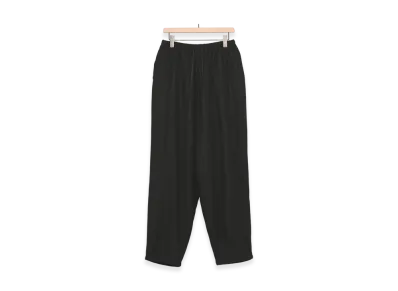 COMOLI Cashmere Silk Tapered Pants "Black"