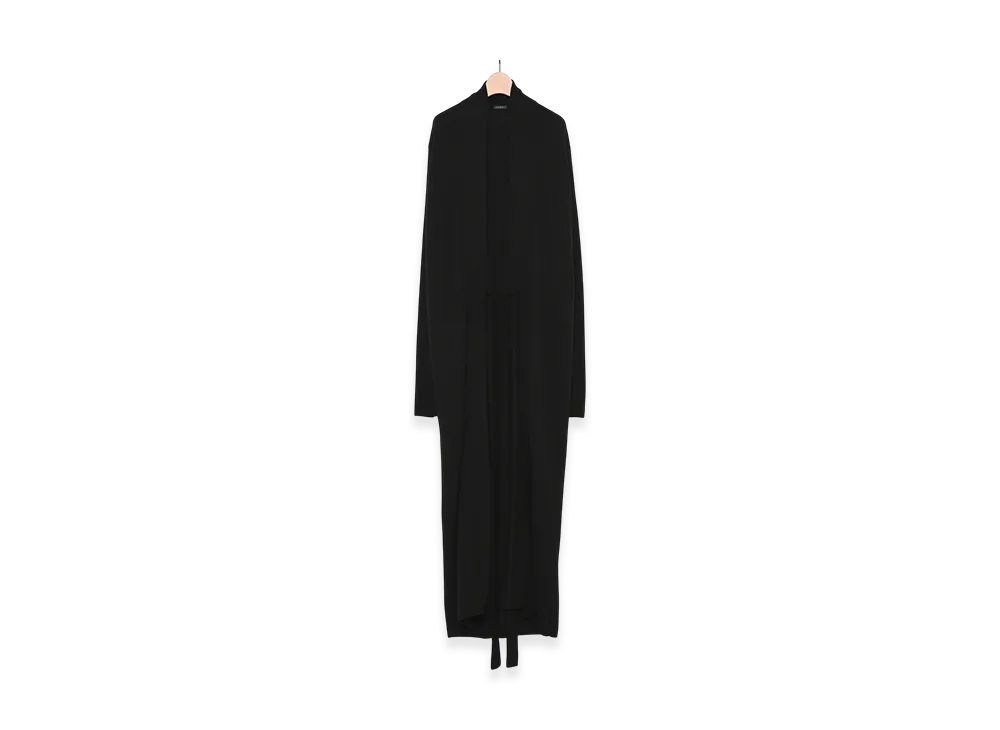 COMOLI FOAM Robe Knit "Black"