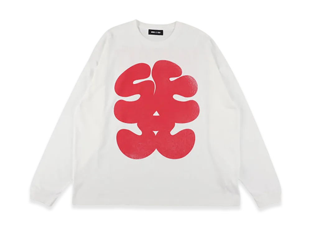 WIND AND SEA Full House Sea L/S Tee "White/Red"