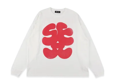 WIND AND SEA Full House Sea L/S Tee "White/Red"