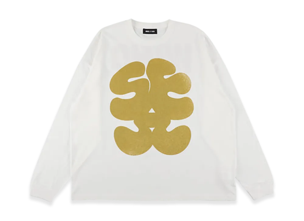 WIND AND SEA Full House Sea L/S Tee "White/Gold"