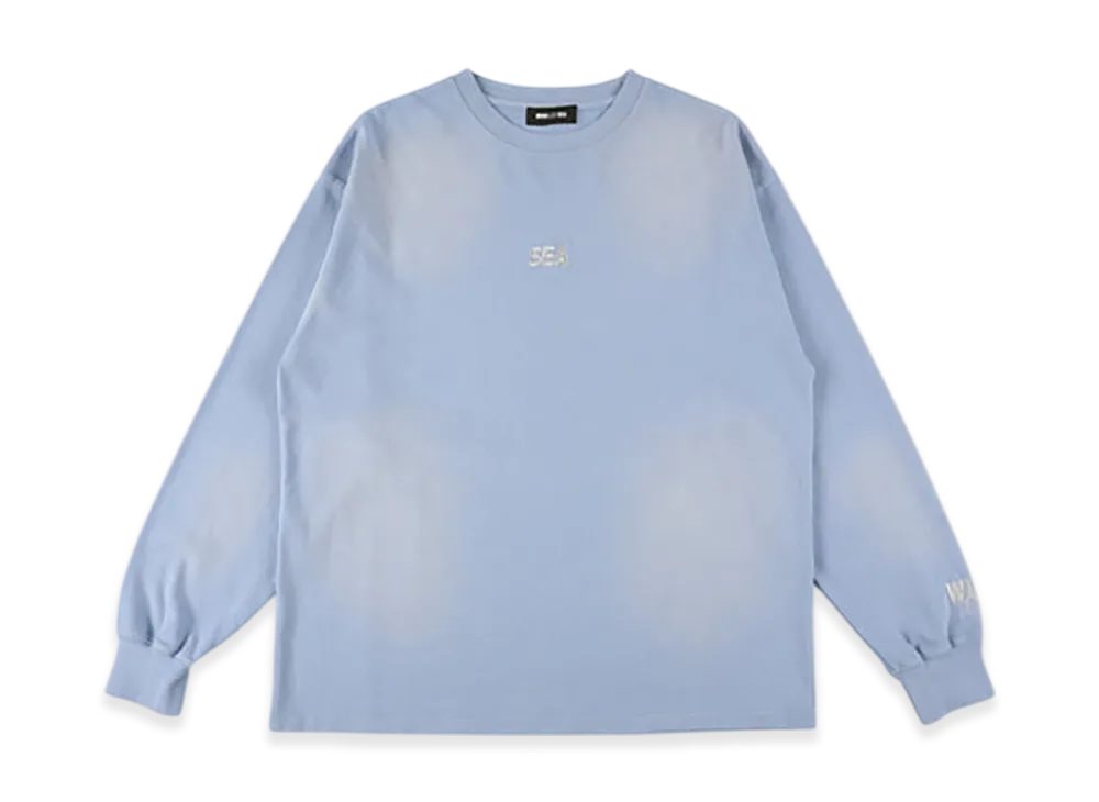 WIND AND SEA Sulfur Dyeing Logo L/S Tee "Sax"