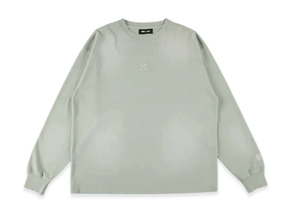 WIND AND SEA Sulfur Dyeing Logo L/S Tee "Mint"
