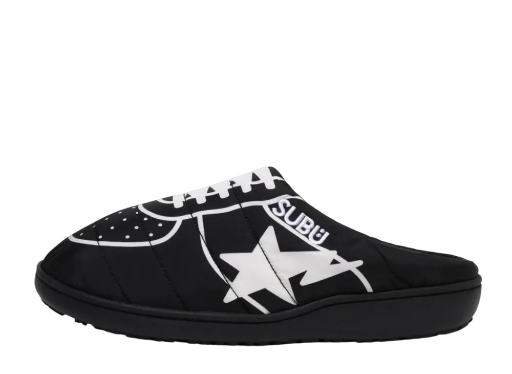 A BATHING APE x SUBU Puffer Sandals "BAPE STA/Black"