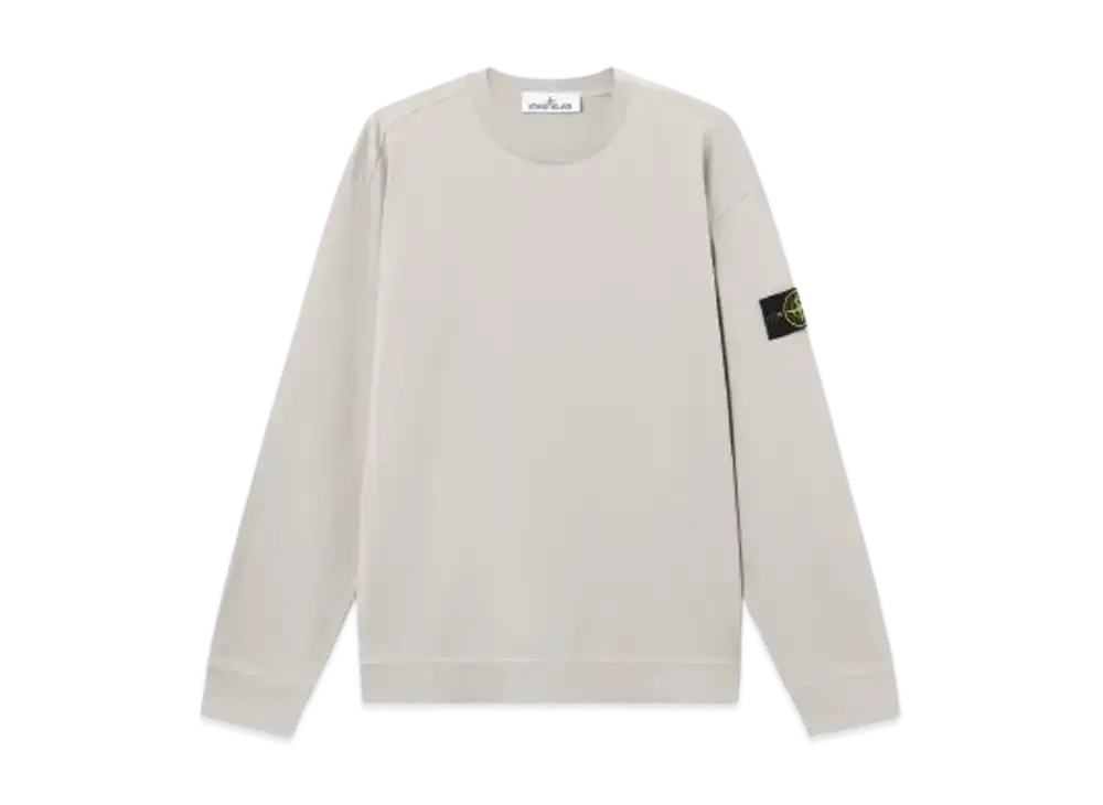 Stone Island Compass Patch Sweatshirt "Pearl Grey"
