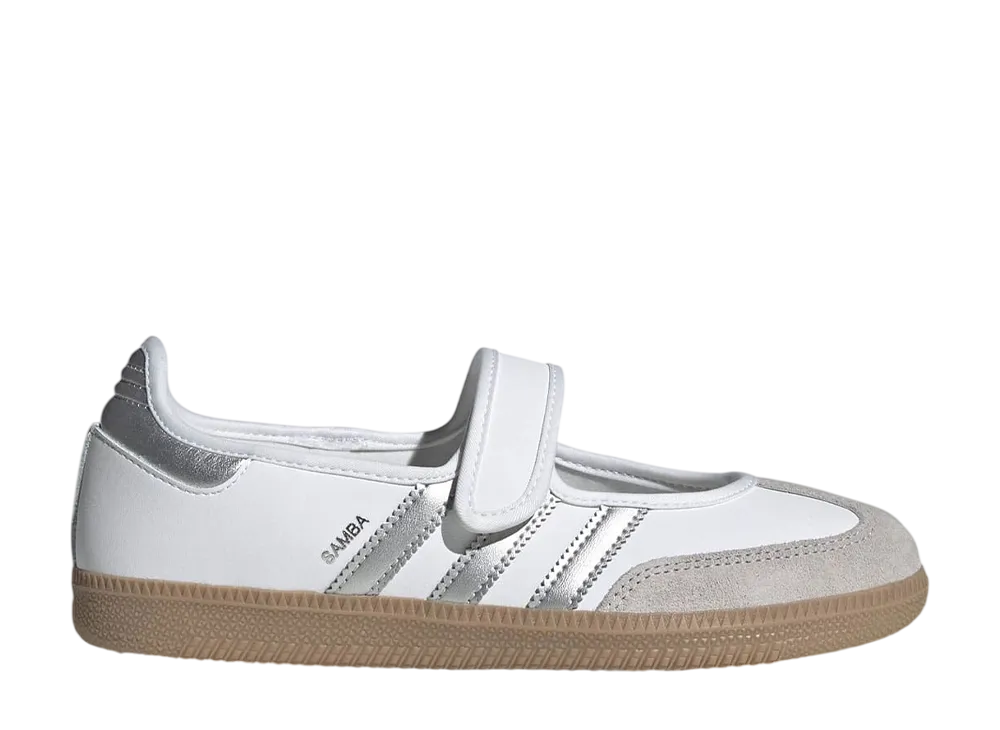アディダス ウィメンズ サンバ ジェーン "クラウドホワイト/シルバーメタリック/ガム"
