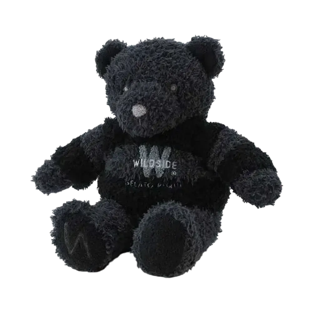WILDSIDE Yohji Yamamoto x GELATO PIQUE Bear Stuffed Toy "Black"