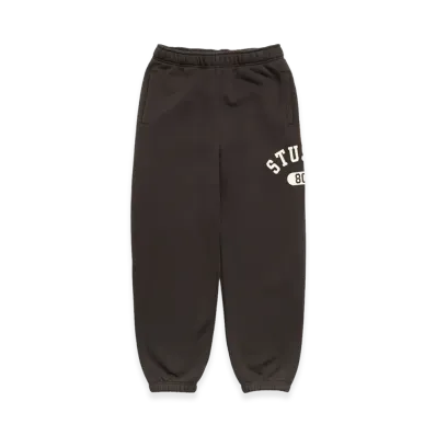 Stussy Varsity Fleece Pant "Washed Black"