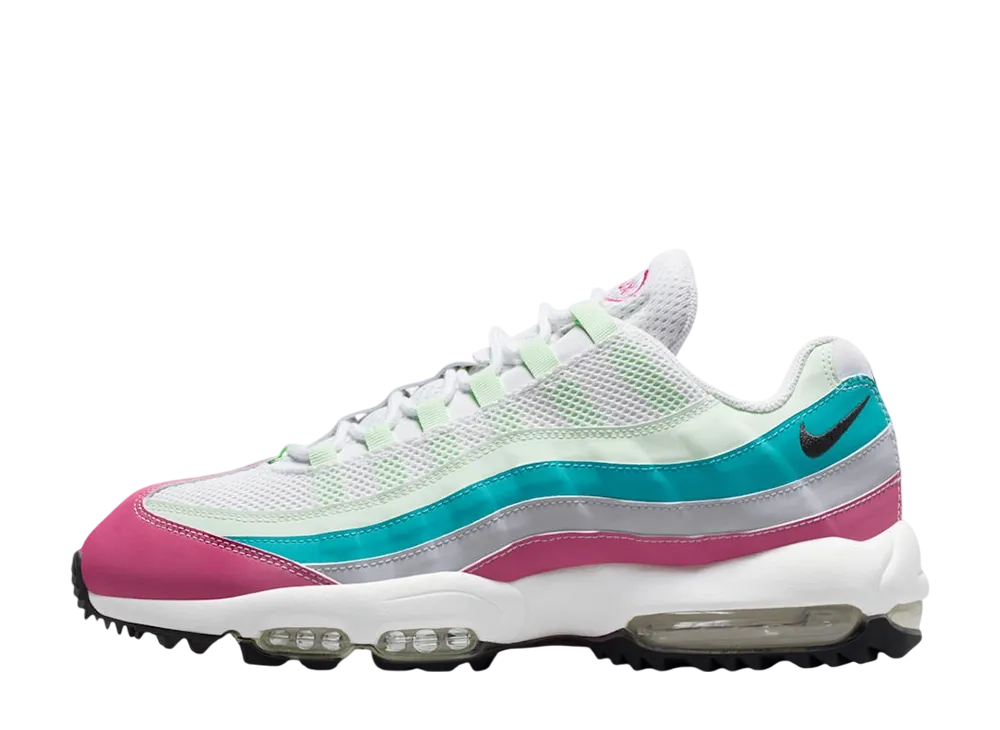ナイキ エアマックス95 ゴルフ "ピオニー/ボルトティント/ダスティーカクタス/アンスラサイト"