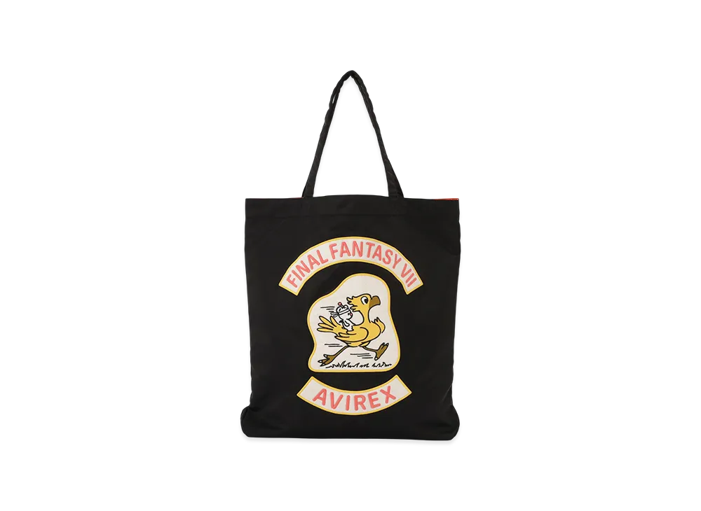 AVIREX x Final Fantasy VII Remake Flight Nylon Tote Bag Chocobo