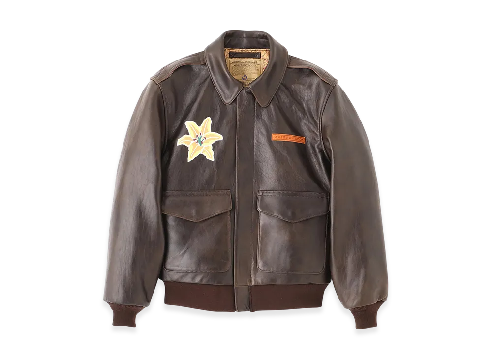 AVIREX x Final Fantasy VII Remake A-2 Aerith "Brown"