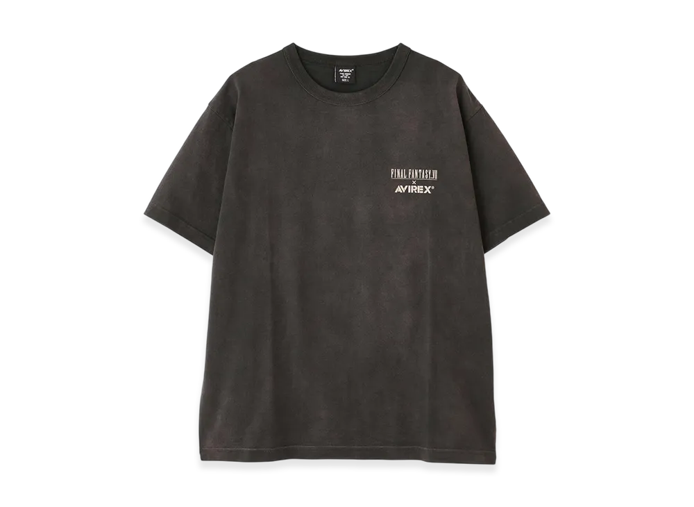 AVIREX x Final Fantasy VII Remake Pinup T-Shirt "Tifa & Aerith" "Black"
