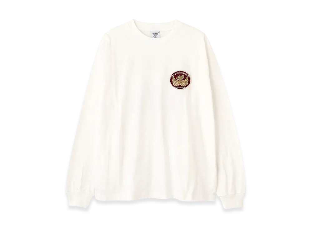 AVIREX x Final Fantasy VII Remake L/S T-Shirt "Sam'S Deliveryservice" "White"